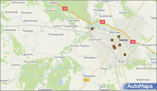 mapa Kwaśno, Kwaśno na mapie Targeo