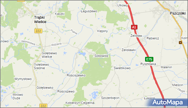 mapa Sobowidz, Sobowidz na mapie Targeo