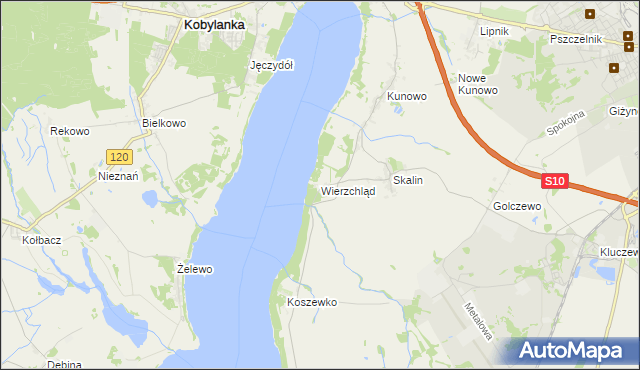 mapa Wierzchląd, Wierzchląd na mapie Targeo