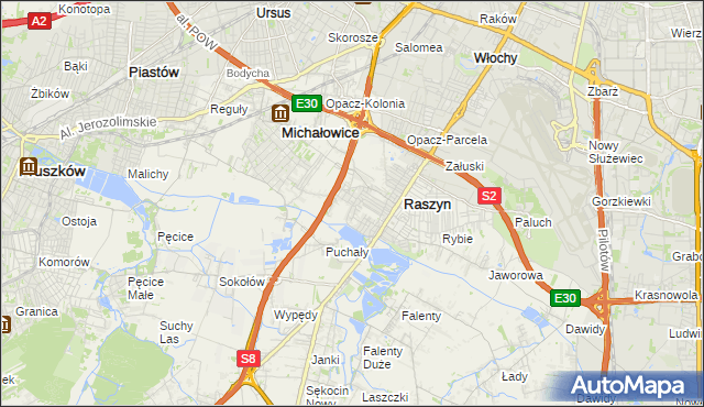 mapa Nowe Grocholice, Nowe Grocholice na mapie Targeo