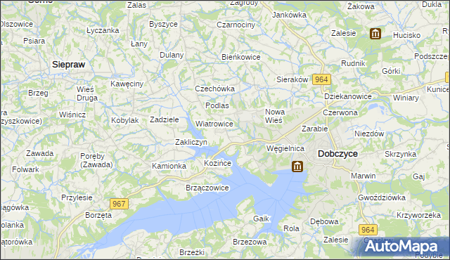 mapa Stojowice, Stojowice na mapie Targeo