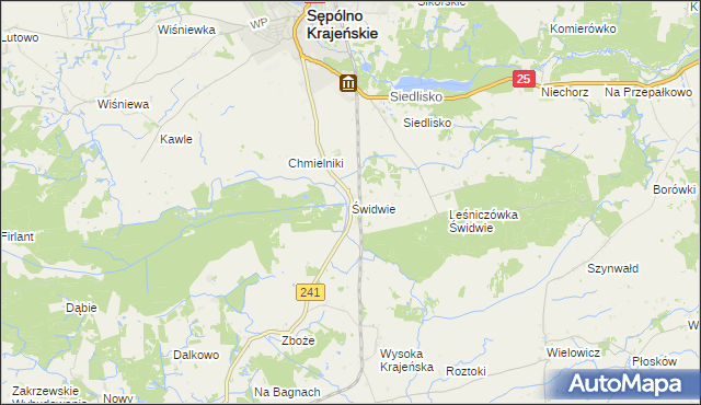 mapa Świdwie, Świdwie na mapie Targeo
