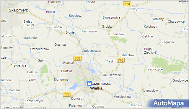 mapa Hołdowiec, Hołdowiec na mapie Targeo