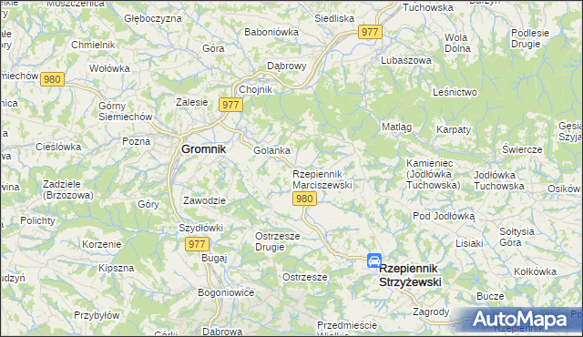 mapa Rzepiennik Marciszewski, Rzepiennik Marciszewski na mapie Targeo