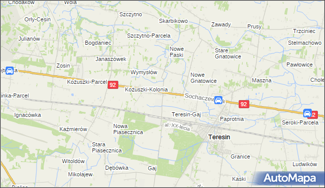 mapa Topołowa, Topołowa na mapie Targeo