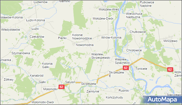 mapa Wasilew Skrzeszewski, Wasilew Skrzeszewski na mapie Targeo