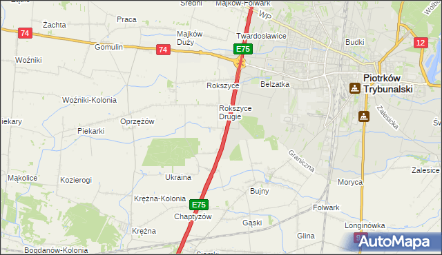 mapa Kargał-Las, Kargał-Las na mapie Targeo