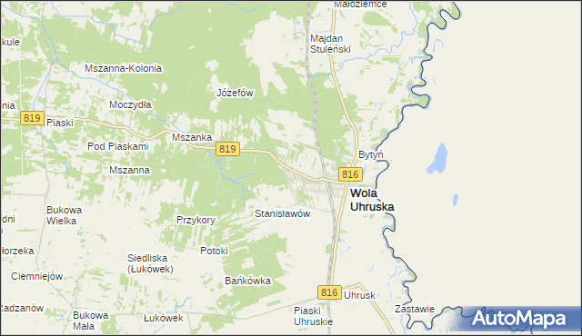 mapa Nadbużanka, Nadbużanka na mapie Targeo