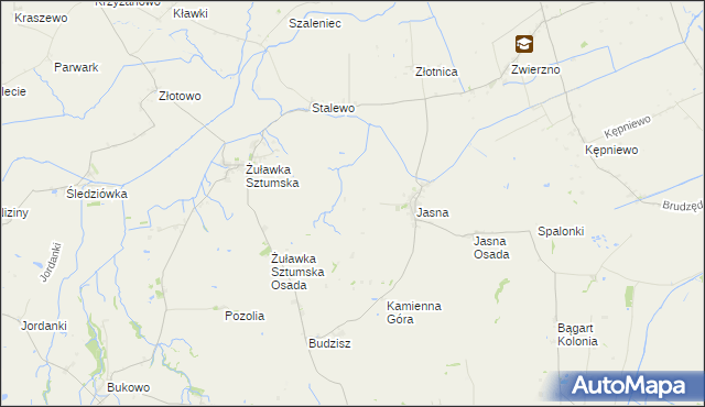 mapa Chartowo gmina Dzierzgoń, Chartowo gmina Dzierzgoń na mapie Targeo
