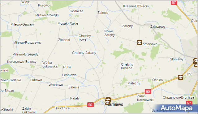 mapa Chełchy-Chabdzyno, Chełchy-Chabdzyno na mapie Targeo