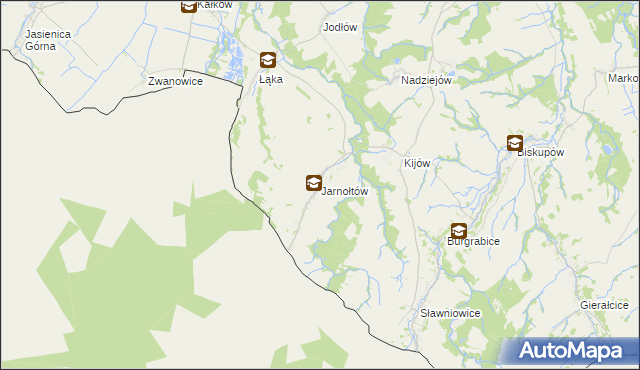 mapa Jarnołtów gmina Otmuchów, Jarnołtów gmina Otmuchów na mapie Targeo