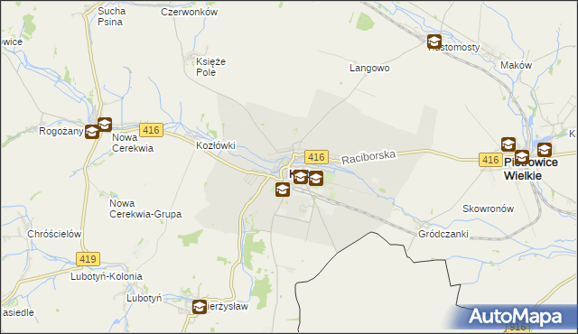 mapa Kietrz, Kietrz na mapie Targeo