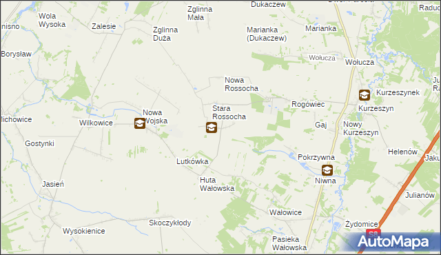 mapa Linków, Linków na mapie Targeo