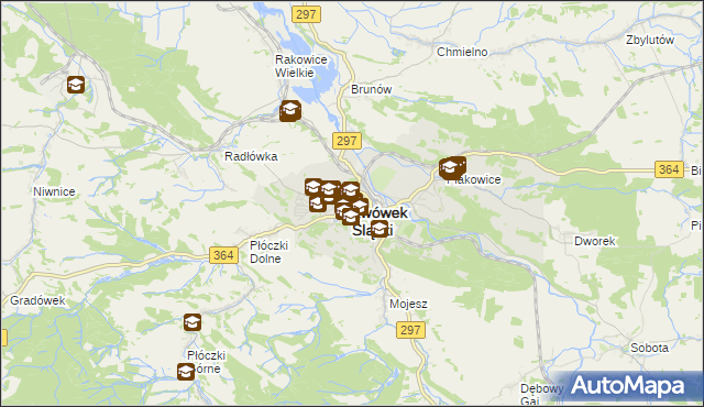 mapa Lwówek Śląski, Lwówek Śląski na mapie Targeo