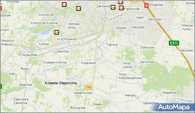 mapa Mazowszany, Mazowszany na mapie Targeo