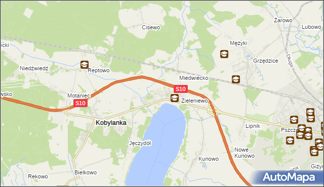 mapa Morzyczyn gmina Kobylanka, Morzyczyn gmina Kobylanka na mapie Targeo