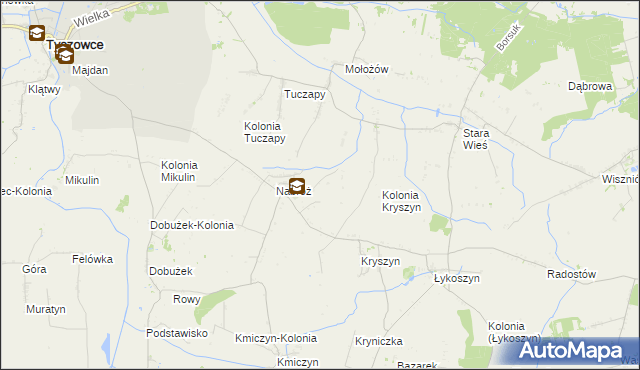 mapa Nabróż-Kolonia, Nabróż-Kolonia na mapie Targeo