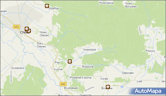 mapa Nowolipsk, Nowolipsk na mapie Targeo