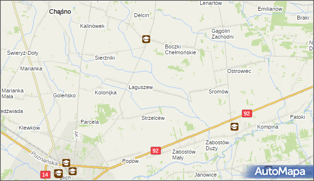 mapa Płaskocin, Płaskocin na mapie Targeo