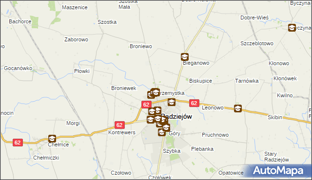 mapa Przemystka, Przemystka na mapie Targeo