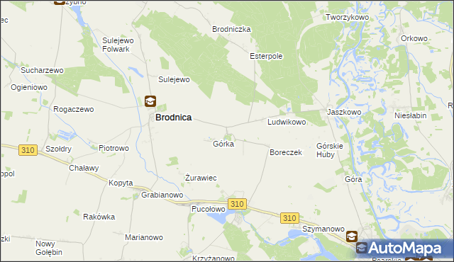 mapa Przylepki, Przylepki na mapie Targeo