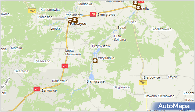 mapa Przyłubsko, Przyłubsko na mapie Targeo