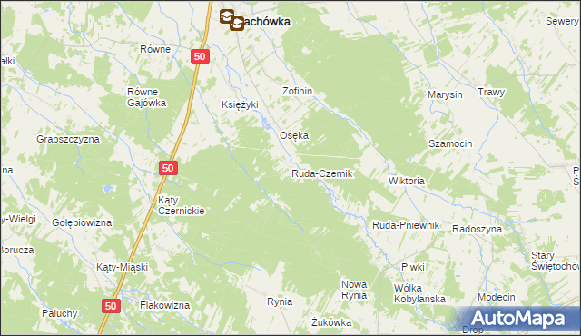 mapa Ruda-Czernik, Ruda-Czernik na mapie Targeo