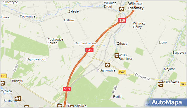 mapa Rudnik-Kolonia, Rudnik-Kolonia na mapie Targeo