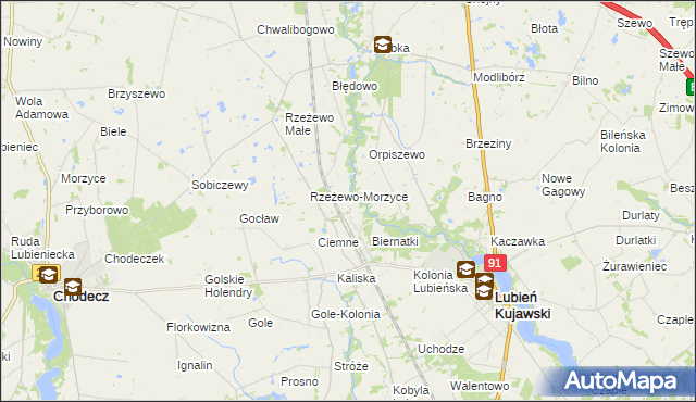 mapa Sławęckie Góry, Sławęckie Góry na mapie Targeo