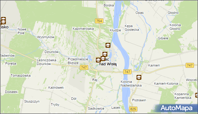 mapa Solec nad Wisłą, Solec nad Wisłą na mapie Targeo