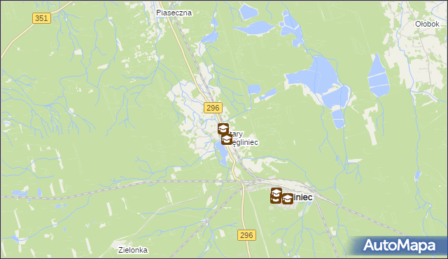 mapa Stary Węgliniec, Stary Węgliniec na mapie Targeo