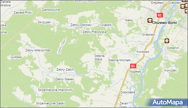 mapa Stepna Stara, Stepna Stara na mapie Targeo