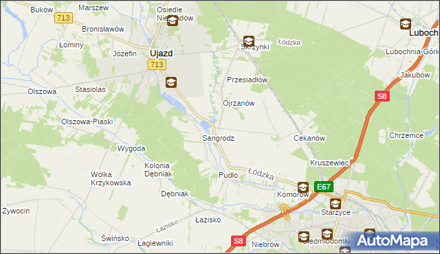 mapa Tobiasze, Tobiasze na mapie Targeo