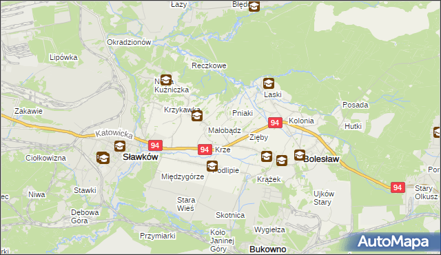 mapa Ujków Nowy, Ujków Nowy na mapie Targeo