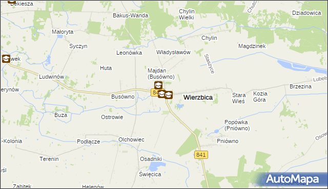 mapa Wierzbica-Osiedle, Wierzbica-Osiedle na mapie Targeo