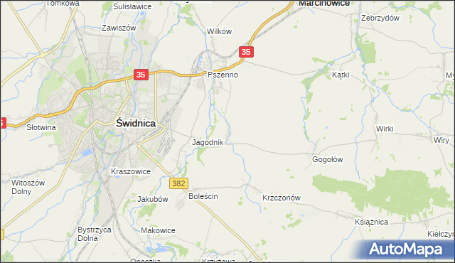 mapa Miłochów, Miłochów na mapie Targeo