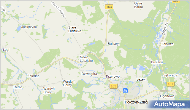 mapa Przyrówko, Przyrówko na mapie Targeo