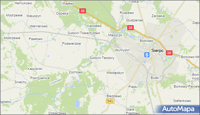 mapa Kwaśno, Kwaśno na mapie Targeo