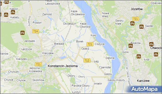 mapa Opacz, Opacz na mapie Targeo