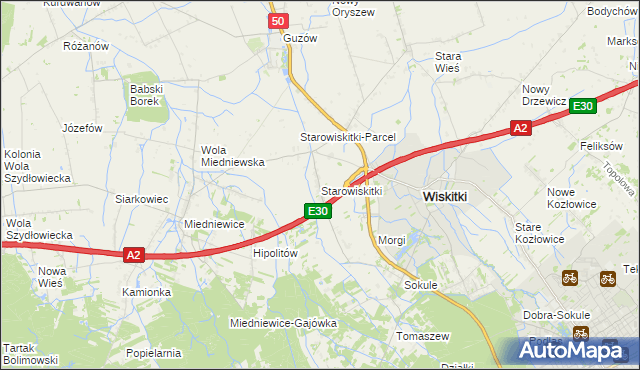 mapa Starowiskitki, Starowiskitki na mapie Targeo