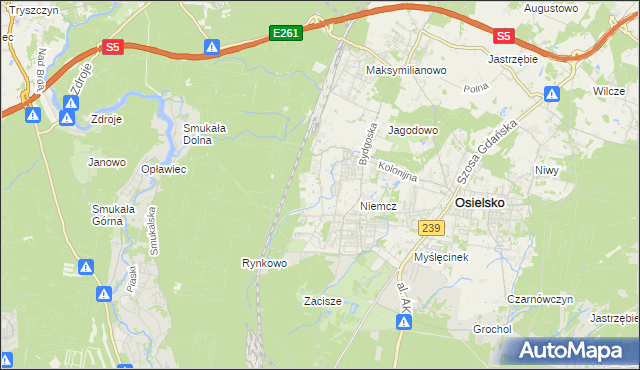 mapa Jagodowo Leśniczówka, Jagodowo Leśniczówka na mapie Targeo