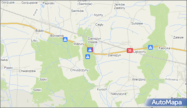 mapa Kamionka gmina Ostrów Wielkopolski, Kamionka gmina Ostrów Wielkopolski na mapie Targeo