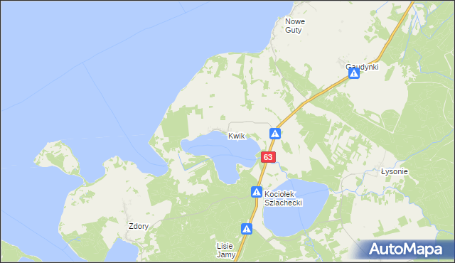 mapa Kwik, Kwik na mapie Targeo