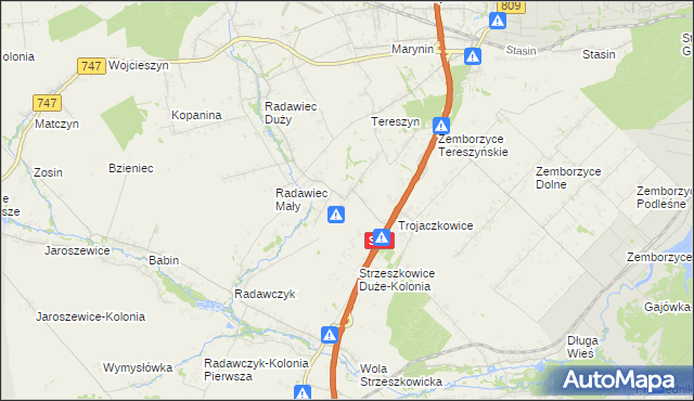 mapa Radawczyk Drugi, Radawczyk Drugi na mapie Targeo