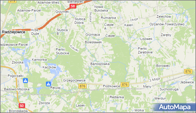 mapa Skuły, Skuły na mapie Targeo