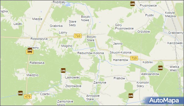 mapa Babiniec gmina Szadek, Babiniec gmina Szadek na mapie Targeo