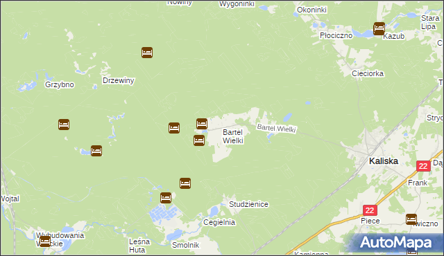 mapa Bartel Wielki, Bartel Wielki na mapie Targeo