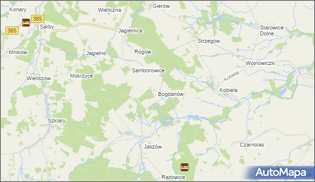 mapa Bogdanów gmina Grodków, Bogdanów gmina Grodków na mapie Targeo