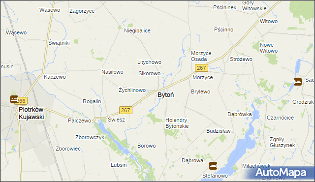 mapa Bytoń, Bytoń na mapie Targeo