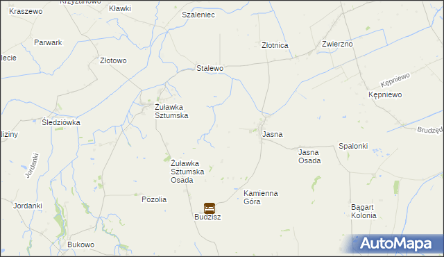 mapa Chartowo gmina Dzierzgoń, Chartowo gmina Dzierzgoń na mapie Targeo